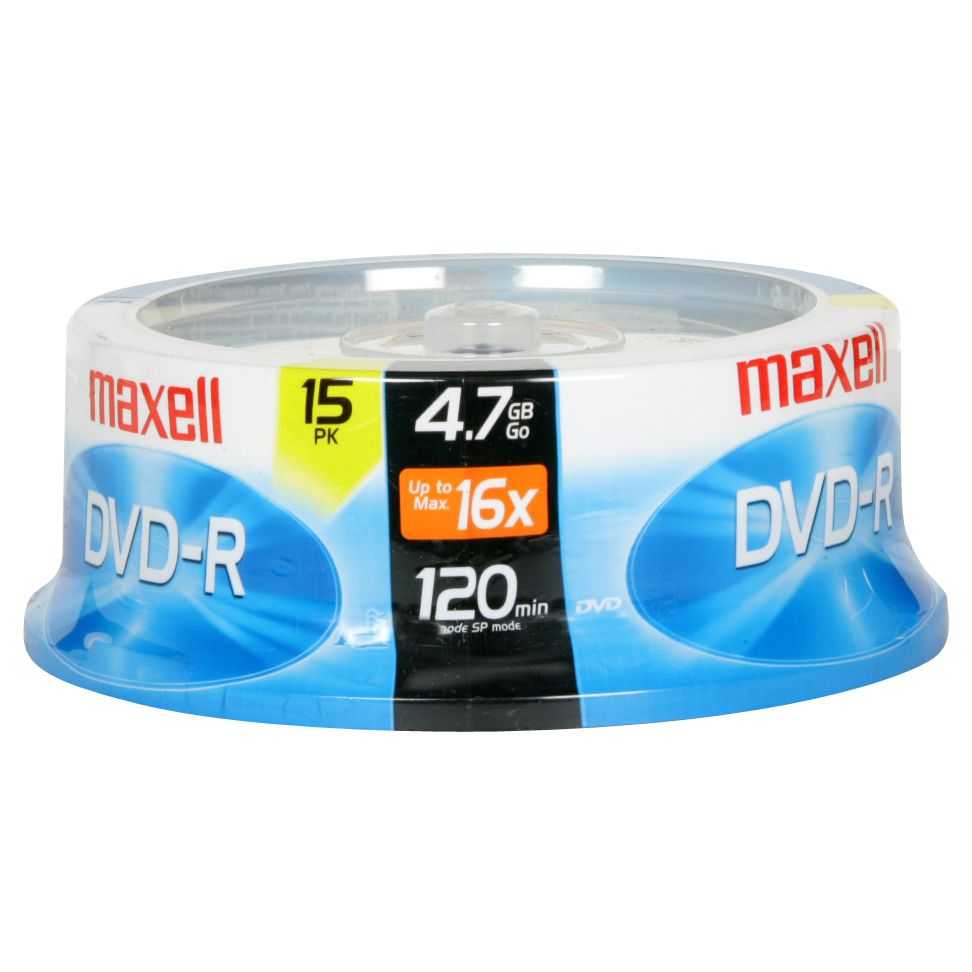 Maxell 15 pk. DVD-R Media, Spindle at Kmart.com