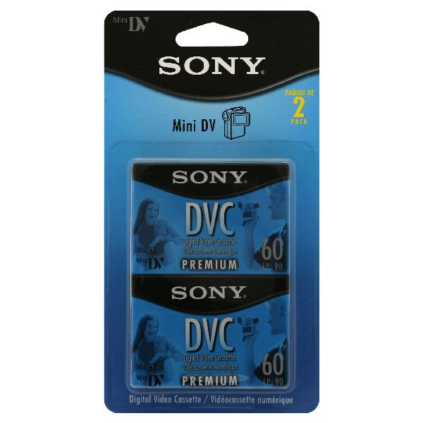 Sony DVC for Mini DV, Premium Grade, 60 Min., 2 pack at Kmart.com