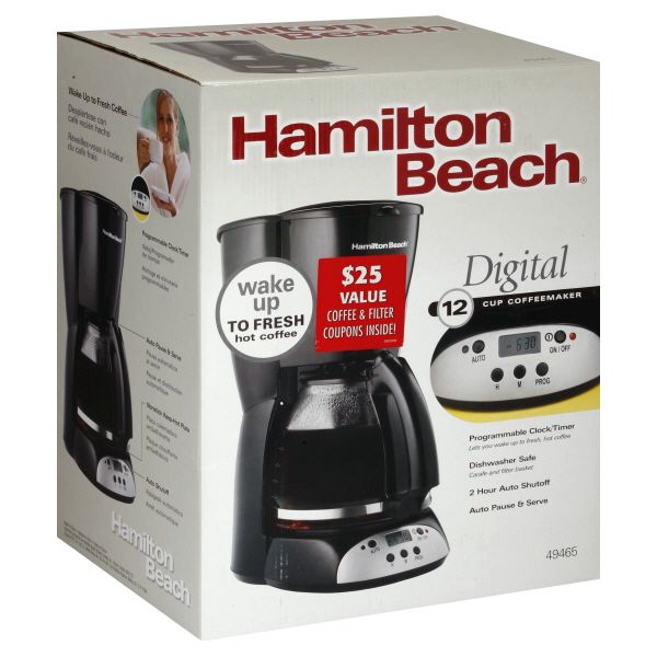 Hamilton Beach 12 Cup Digital Coffee Maker