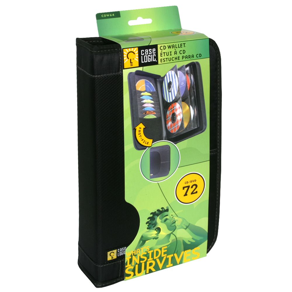 Case Logic CD/DVD Wallet, 64 Disc Capacity at Kmart.com
