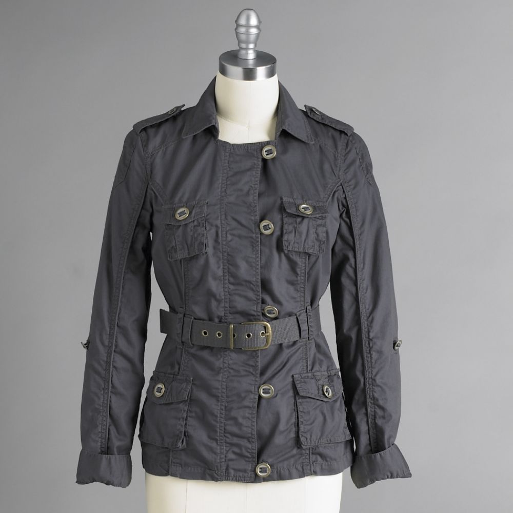New Look Junior's Belted Woven Cargo Jacket