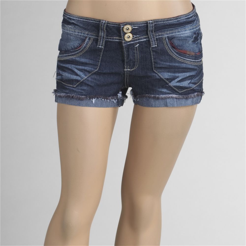 Bongo Junior's Raw Cuff Denim Shorts