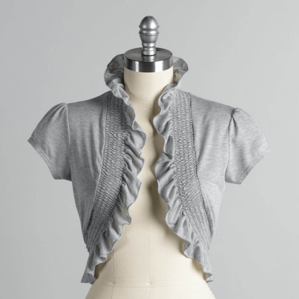 Vintage 1955 Junior's Smocked Shrug