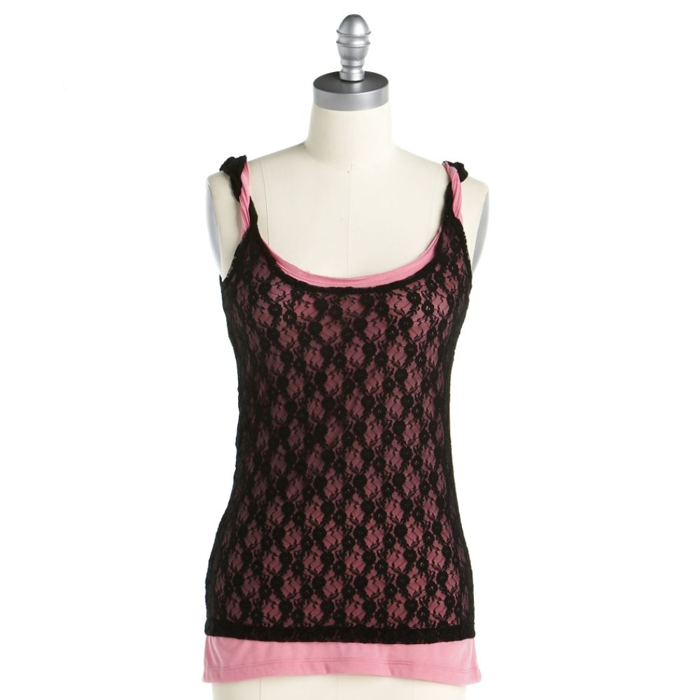 It's Our Time Lace Twist Tank at Sears.com