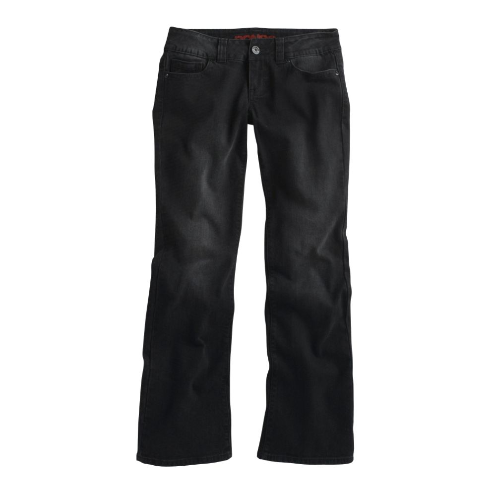 Bongo Junior's Five Pocket Black Bootcut Jeans-Short