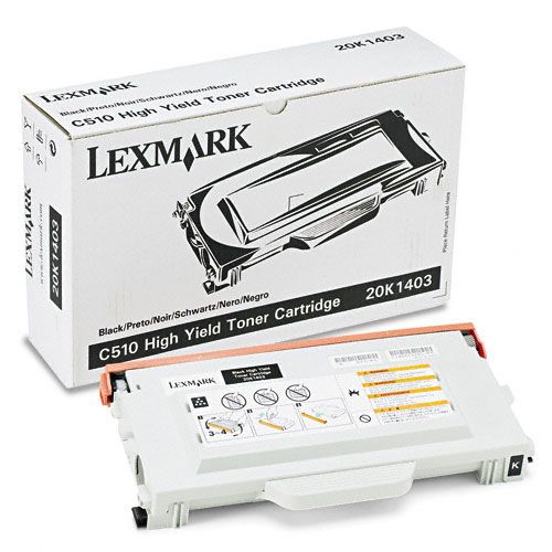 Lexmark 20K1403 Toner Cartridge, High-Yield, Black