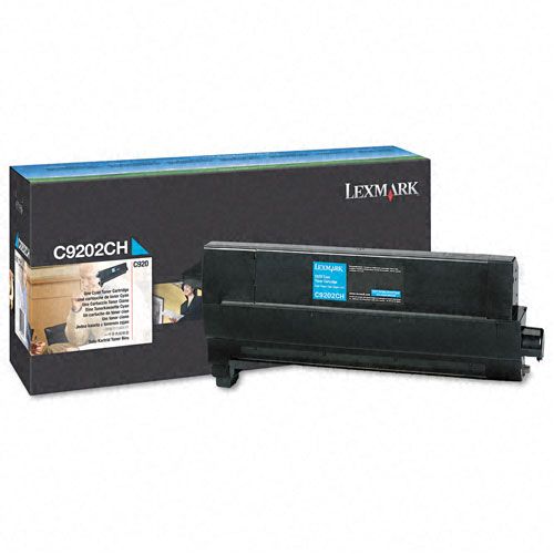 Lexmark C9202CH Toner Cartridge, Cyan