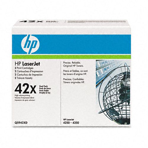 HP Q5942XD HP42X Laser Cartridge, 2/Pk, Black at Sears.com