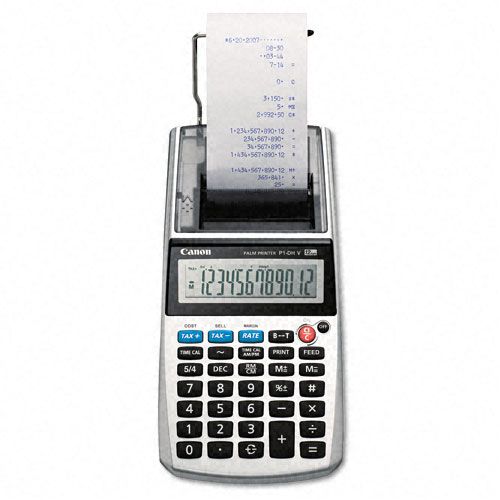 Canon P1DHV 12-Digit Portable PrinterDisplay Calculator