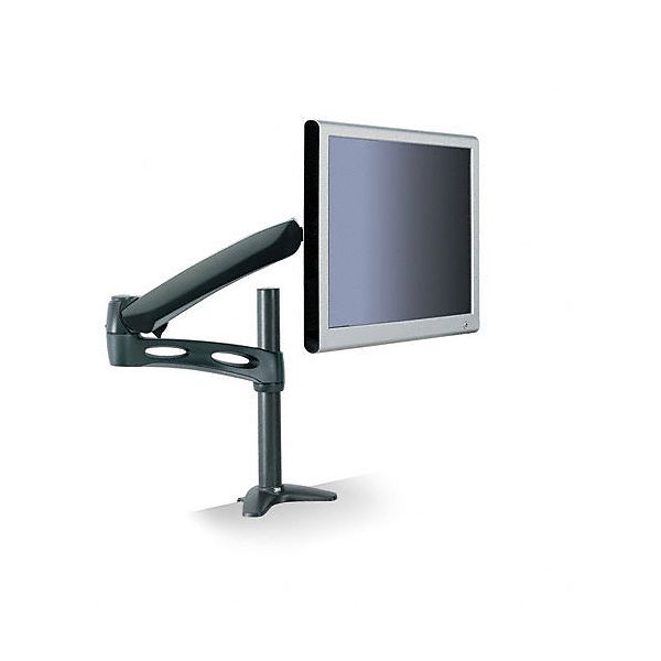 3m Desk-mount Arm For Monitor, 10-1/2 X 18 X 6, Black MMMMA200MB
