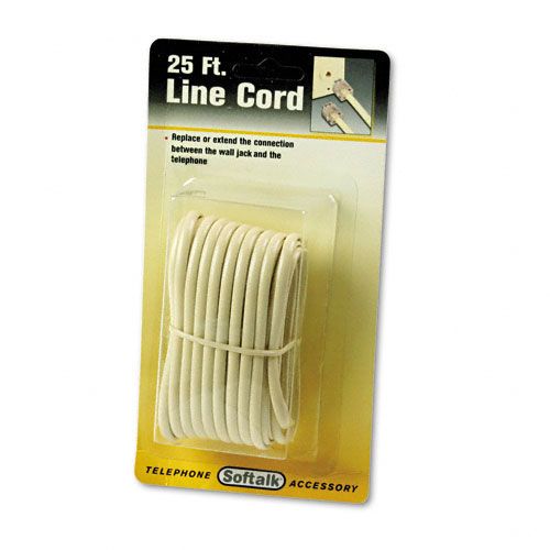 Softalk Modular Telephone Extension Cord, Plug/Plug