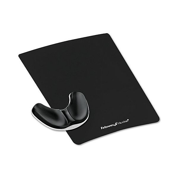 Fellowes Memory Foam Gliding Palm Support With Mouse Pad 020V043897946000P Fellowes FEL9180301