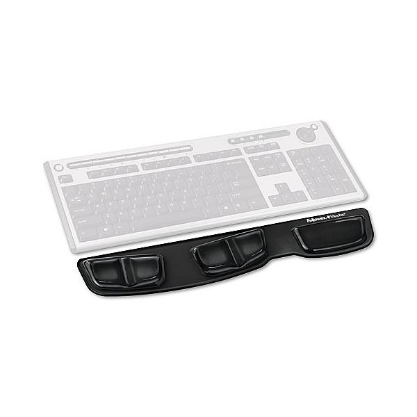 Fellowes Gel Keyboard Palm Support, Black