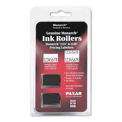 Monarch 11311136 Pricing Labeler Ink Rollers TwoPk