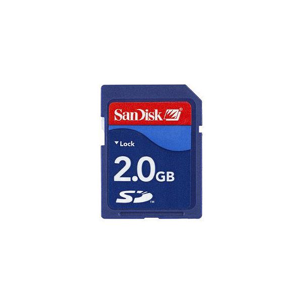 SanDisk SD Card, Multi-Use, 2 GB, 1 card