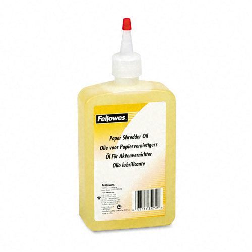 Fellowes Shredder Oil 12 oz Bottle with Extension Nozzle