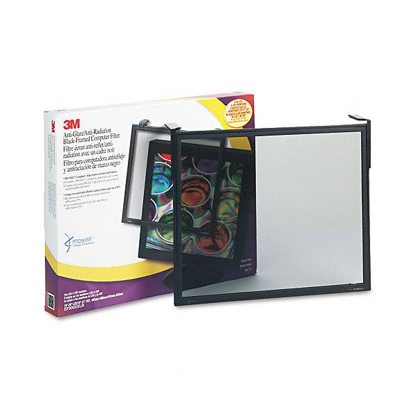 3m Executive Flat Filter For 19 - 21" Monitor, Black MMMEF200XXLB