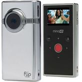 Flip Video MinoHD Camcorder, 4GB Flash Memory, 60 min - Chrome