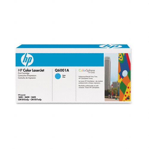 HP Q6001A Color LaserJet Print Cartridge, Cyan