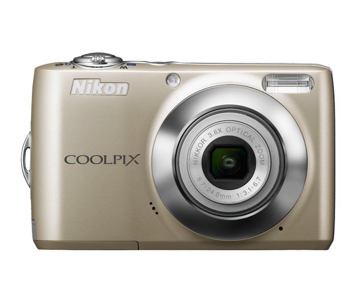 Nikon CoolPix L22 COOLPIXL22SLV 12MP Digital Camera 3.6x Optical Zoom 7.5cmScreen - Silver