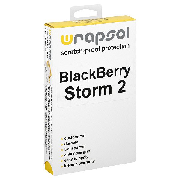 Sierra Wrapsol Scratch proof Protection For Blackberry Storm 2 1 018W021663020001P Sierra PHBB010