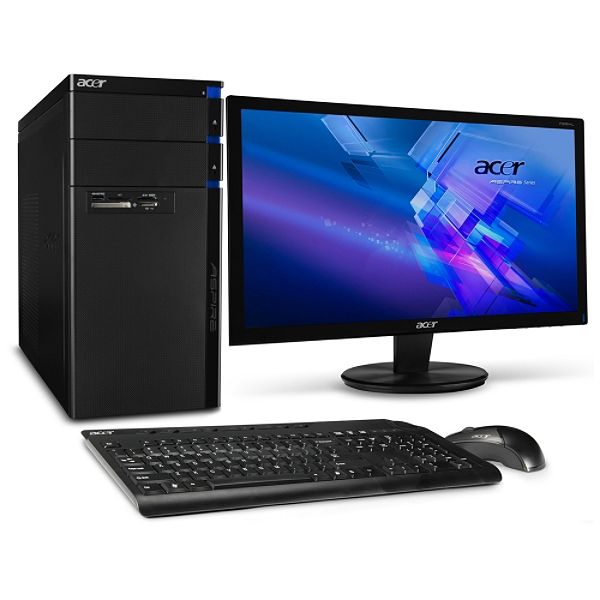 Acer Am3400-b2082 21.5" Lcd 4096mb 500gb Desktop Bundle Pc