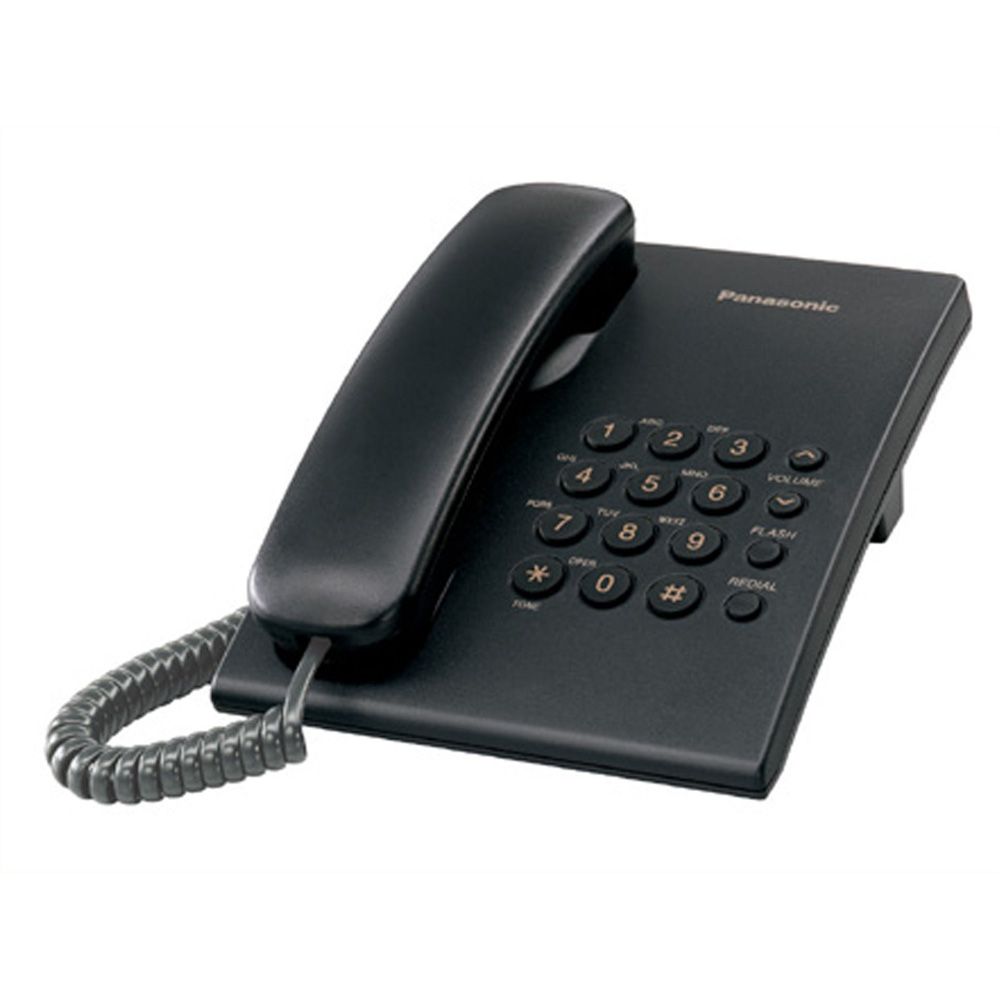 Panasonic KXTS500B 1Line Corded Integrated Telephone System  Black