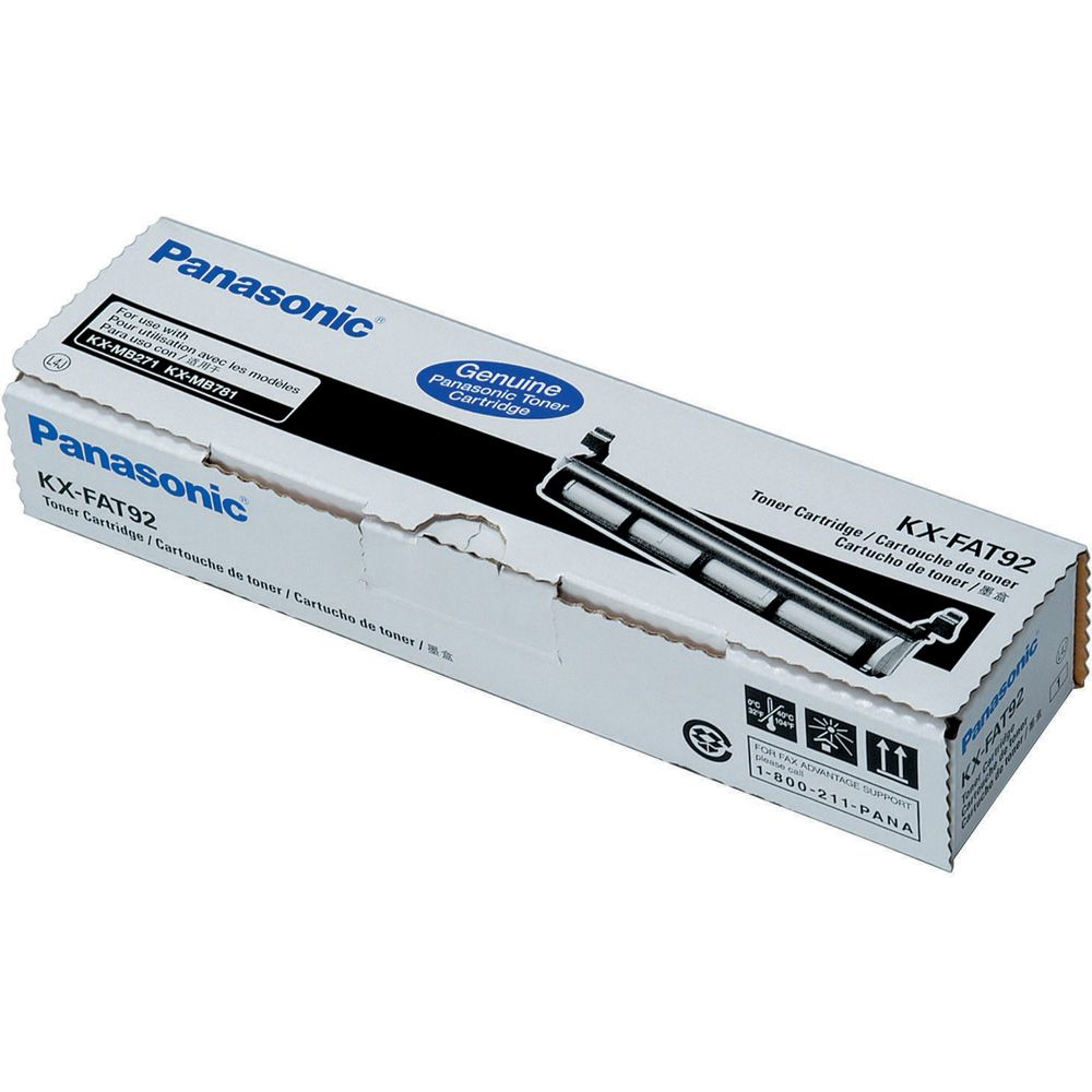 Panasonic KXFAT92 Black Toner Cartridge for Multifunction Printers