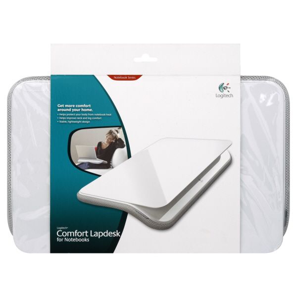 Logitech Notebook Series Comfort Lapdesk, for Notebooks, 1 lapdesk