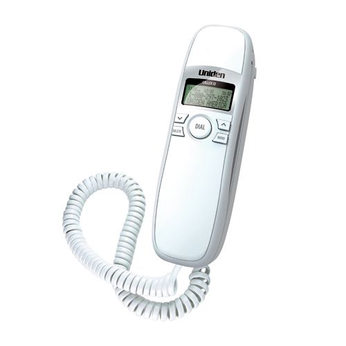 Uniden Slimline Caller ID Corded Phone - White at Sears.com