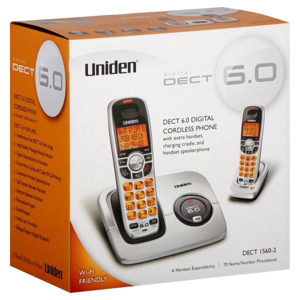 Uniden DECT 6.0 Cordless Phone System w/ 2 Handsets, Caller ID at Kmart.com