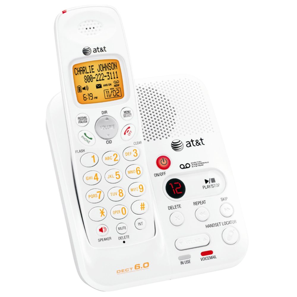 AT&T DECT 6.0 Cordless Phone w/ Digital Answering System