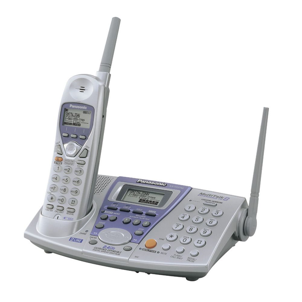 Panasonic DECT 6.0 Cordless Phone w/ 4 Handsets and Digital Answering System