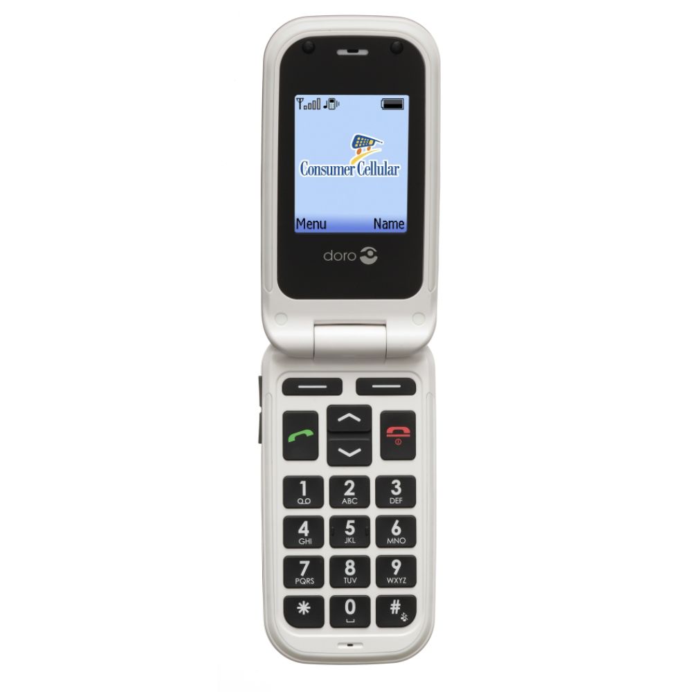 Consumer Cellular Doro 410 Large Text Flip Cell Phone at Sears.com