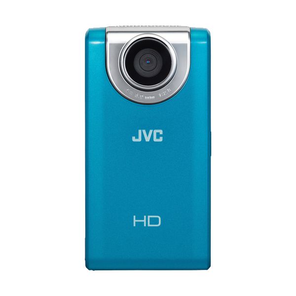 JVC - Picsio SDXC-compatible Full HD Pocket Cam - Blue