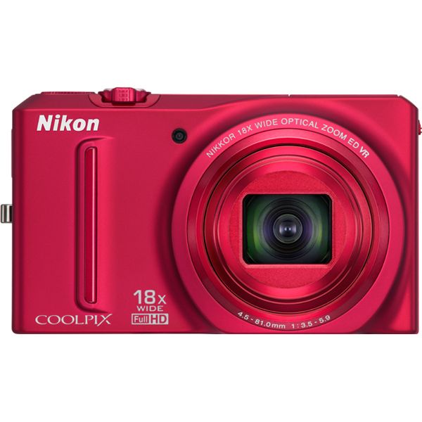 Nikon COOLPIX S9100 Red