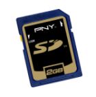 Secure Digital (SD) Card, 2GB