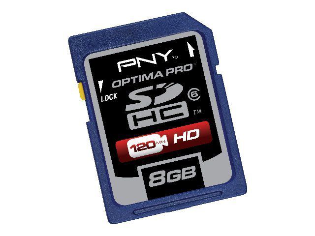 PNY&nbsp; 8 GB Class 6 SDHC Card