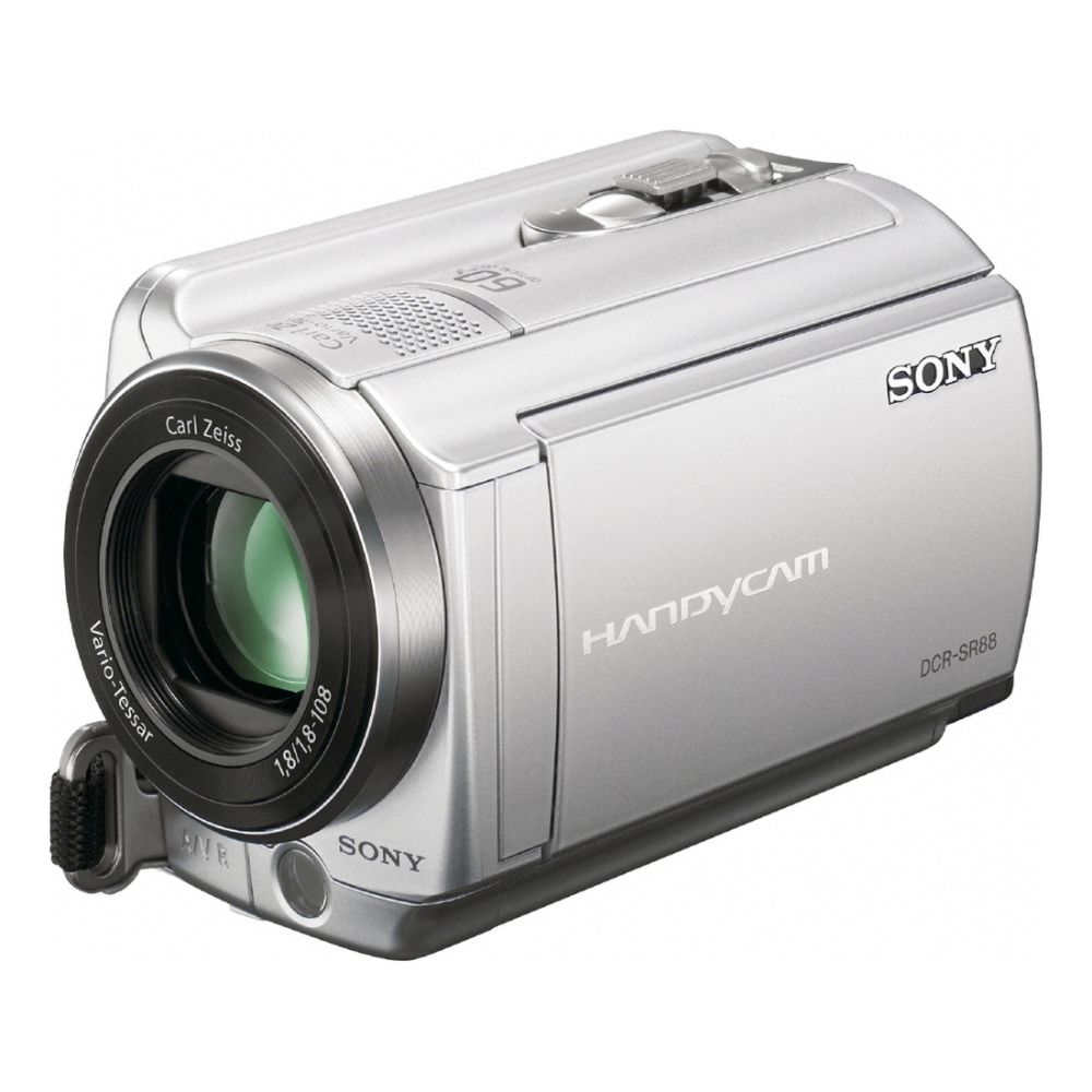 Sony - Handycam 60X Optical Zoom 2.7 in. LCD Screen 120GB HDD Camcorder - Silver
