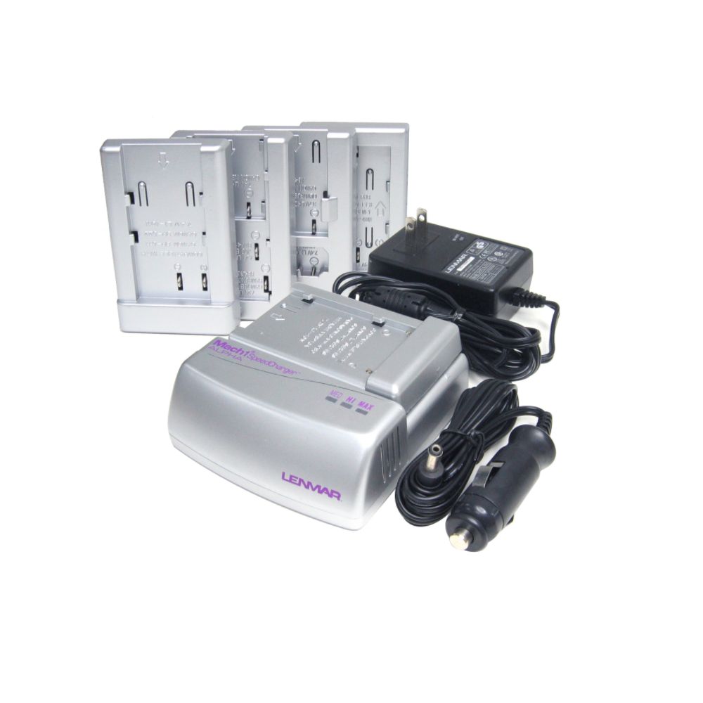 Lenmar - Mach 1 speedcharger for 36v-74v camcorder & camera batteries