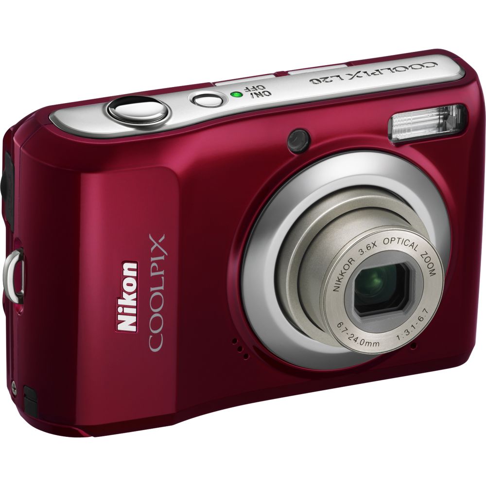 Nikon Coolpix 10.0 Megapixel 3.6X Optical Zoom Digital Camera - Red