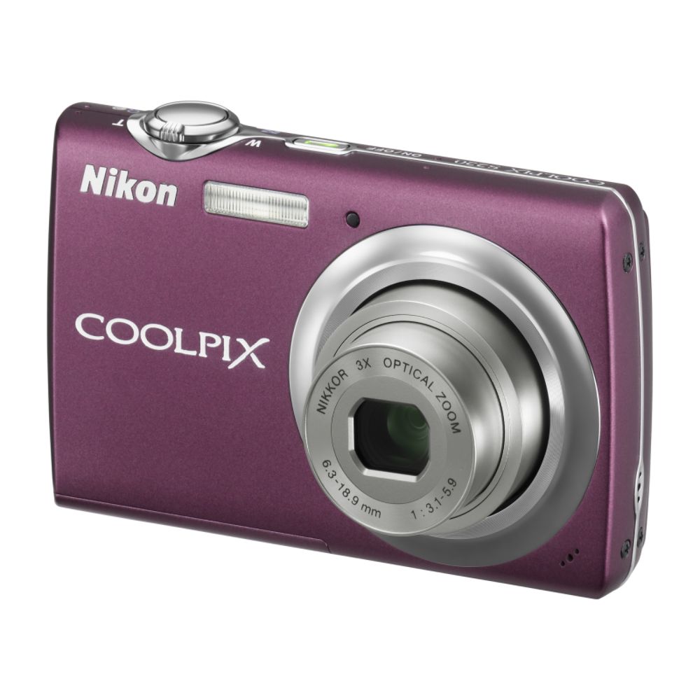 Nikon COOLPIX 10.0 Megapixel 3X Optical Zoom Digital Camera - Plum