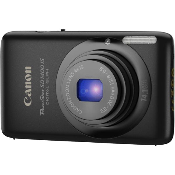 Canon Powershot 14.1 Megapixel 4X Optical Zoom Digital Camera - Black