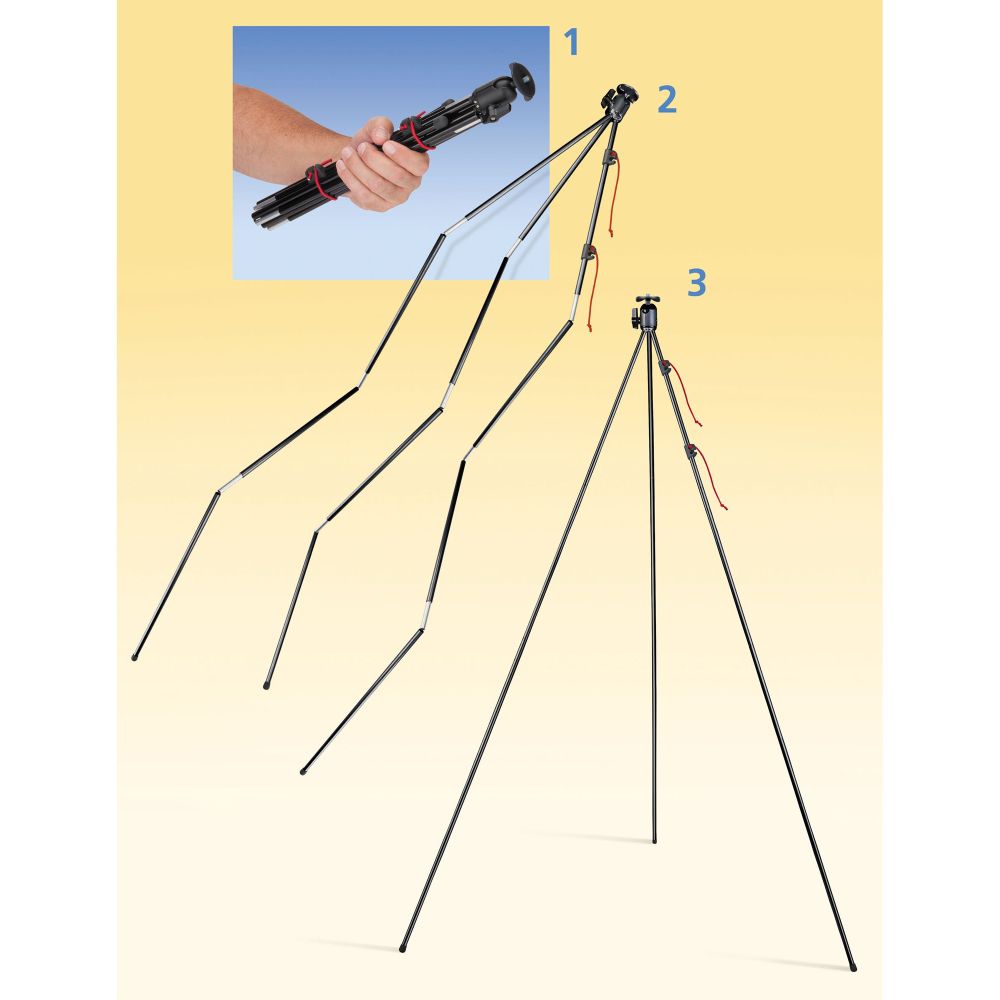 Tamrac - ZipShot Ultra-Light Tripod - Black