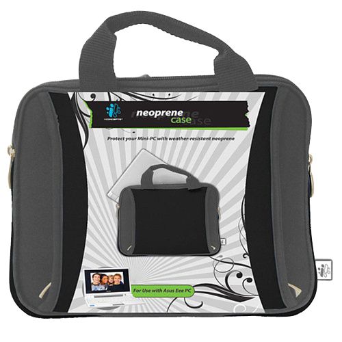 Sakar iConcepts Weather Resistant Neoprene Netbook Carry Case - Black