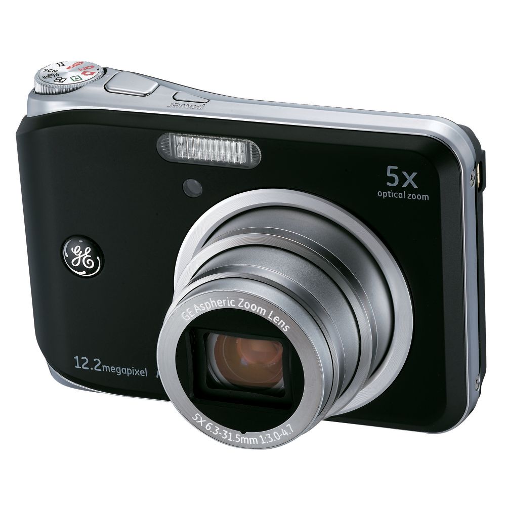 GE 12MP Digital Camera, A1250 -Black Camera
