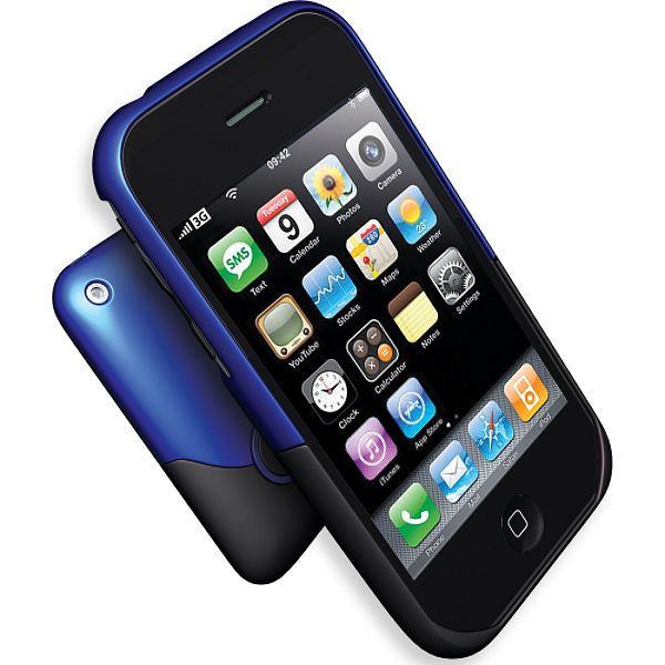 ifrogz 3g iphone soft touch-blue/black iPods & MP3 Players