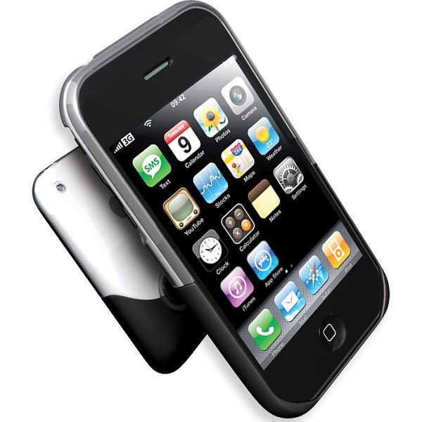 ifrogz 3g iphone soft touch-clear/black iPods & MP3 Players
