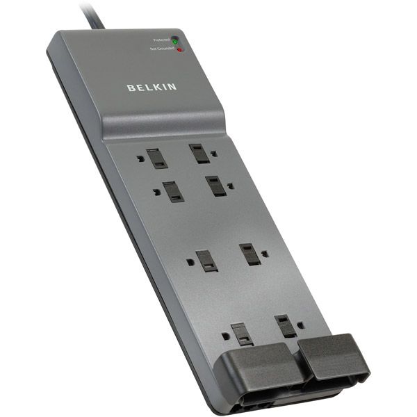 Belkin 8-Outlet Surge Suppressor With Phone/Modem And Coax Protection
