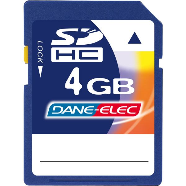 Dane-Elec 4GB SD High Capacity'' (SDHC'')